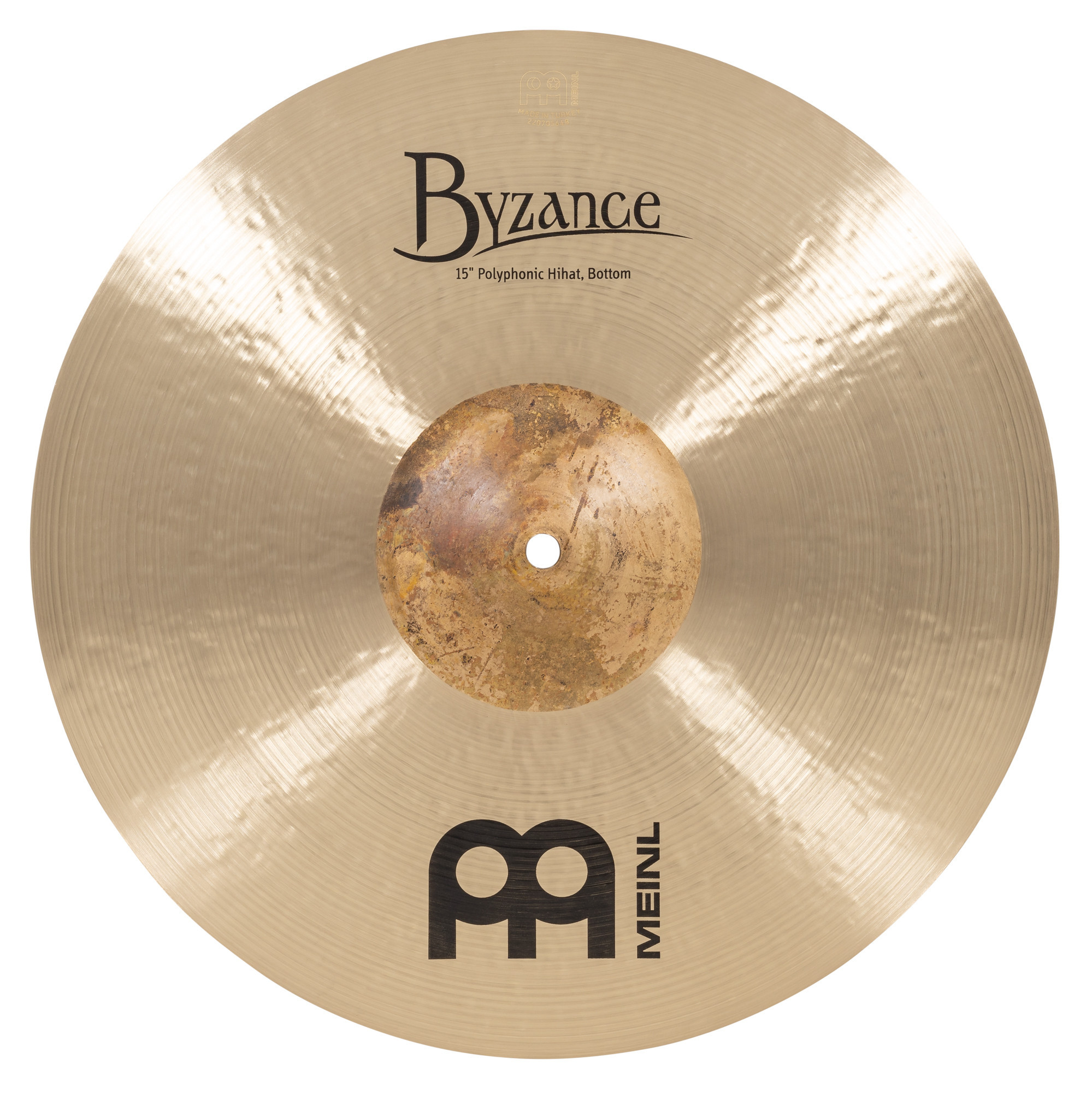 Galerijní obrázek č.1 15" - 16" MEINL Byzance Traditional Polyphonic Hihat 15”