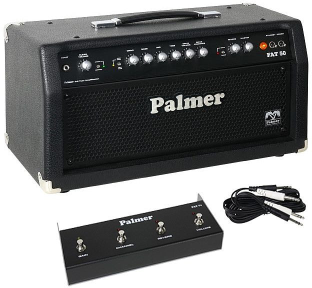 Galerijní obrázek č.1  PALMER FAT50H - Tube Guitar Head 50 W