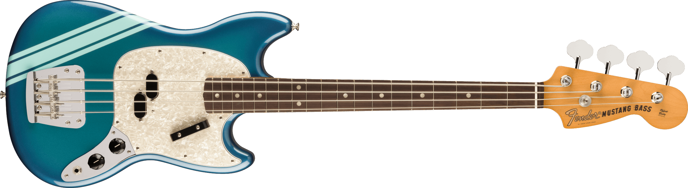 Hlavní obrázek Alternativní  FENDER Vintera II `70s Competition Mustang Bass - Competition Burgundy