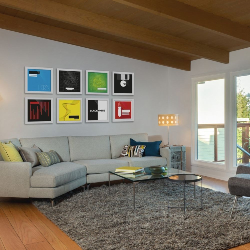 Galerijní obrázek č.3 Nábytek a dekorace pro DJ GLORIOUS Vinyl Frame WH