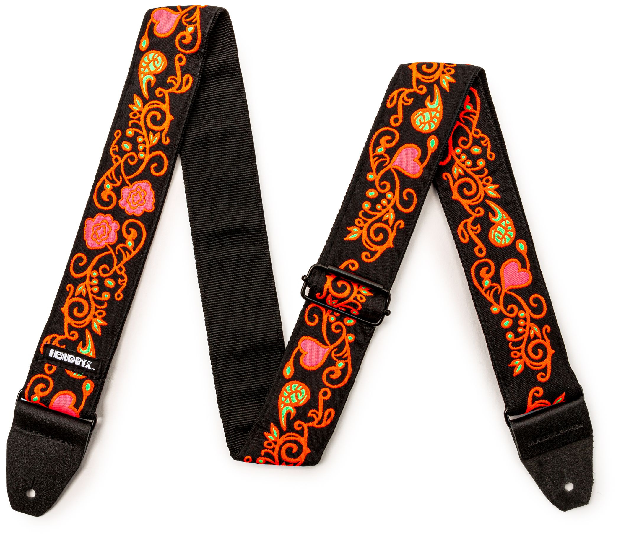 Galerijní obrázek č.1 Nylonové/textilní DUNLOP Jimi Hendrix Blacklight Monterey Orange Strap