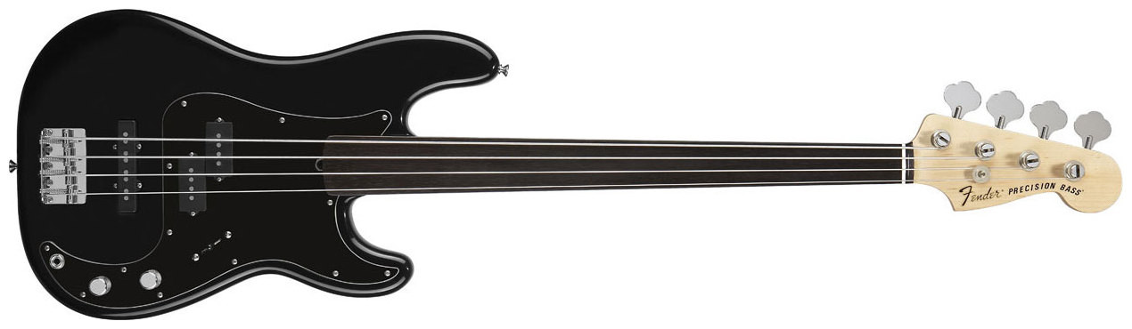 Hlavní obrázek PB modely FENDER Tony Franklin Fretless Precision Bass®, Ebony Fingerboard, Black