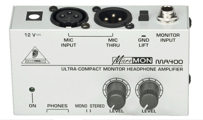 Hlavní obrázek Miniaturní mixážní pulty BEHRINGER MICROMON MA400