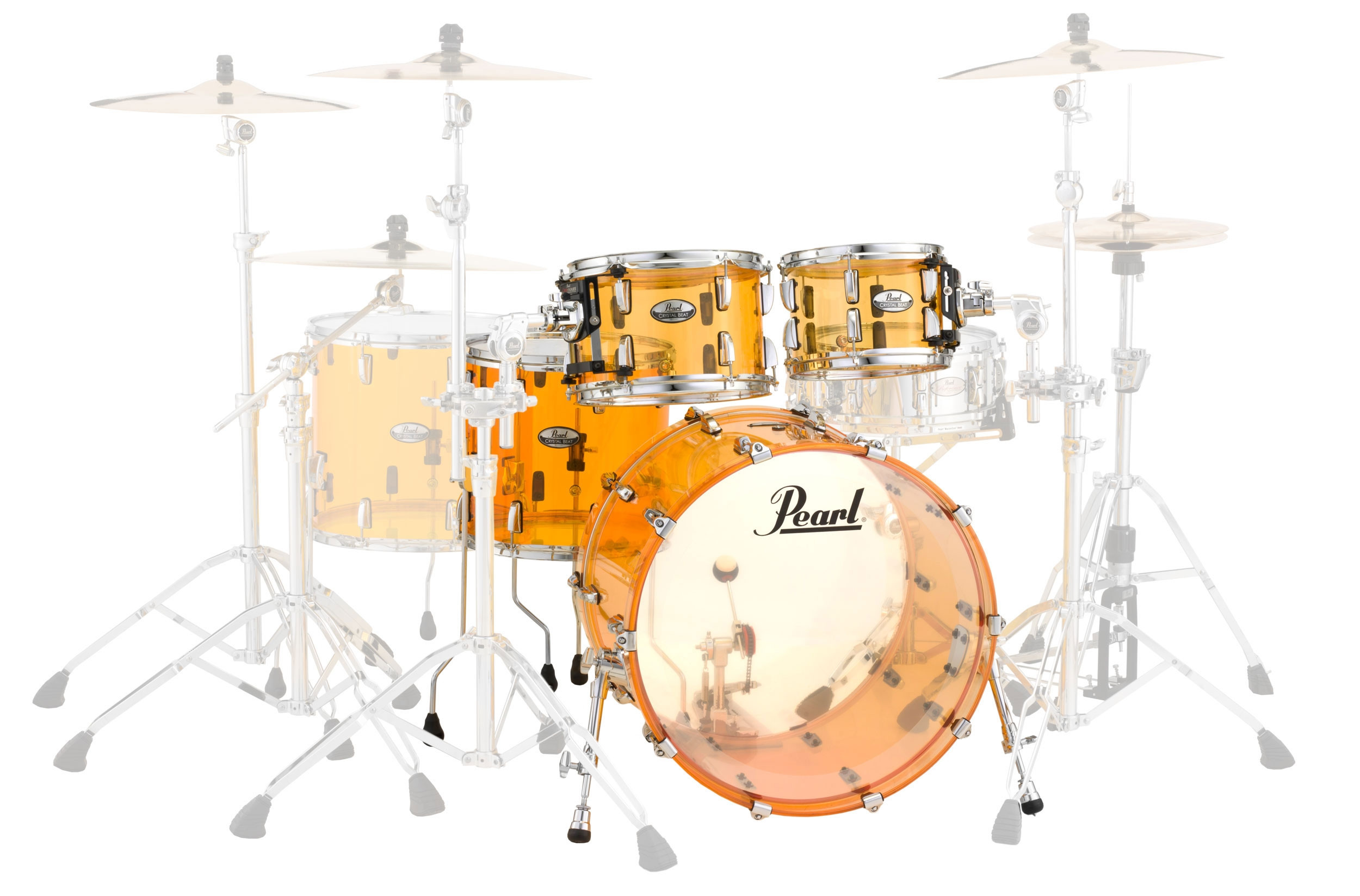 Hlavní obrázek 20“; 10“, 12“; 14“ PEARL CRB504P Crystal Beat - Tangerine Glass