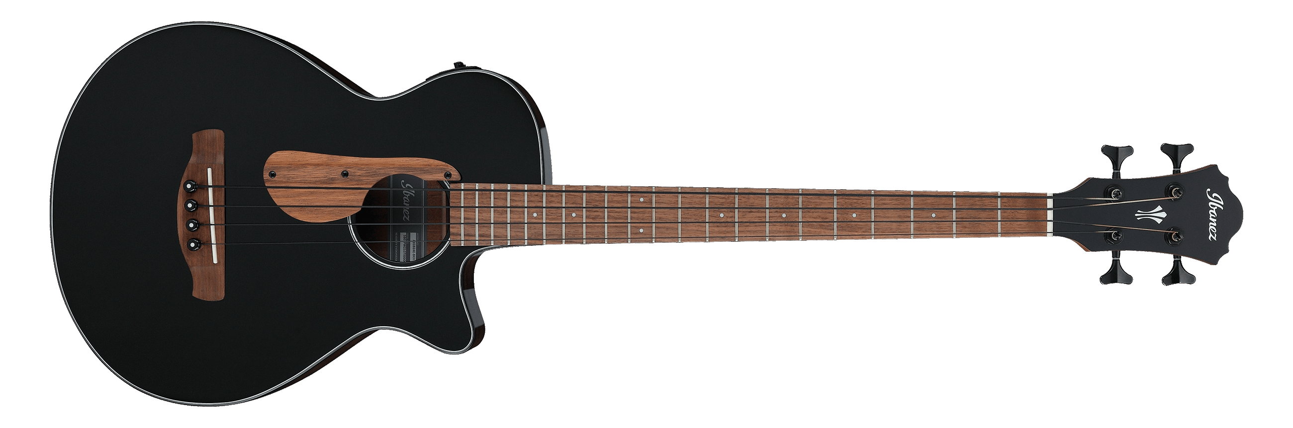 Hlavní obrázek Akustické baskytary IBANEZ AEGB24E-BKH - Black High Gloss