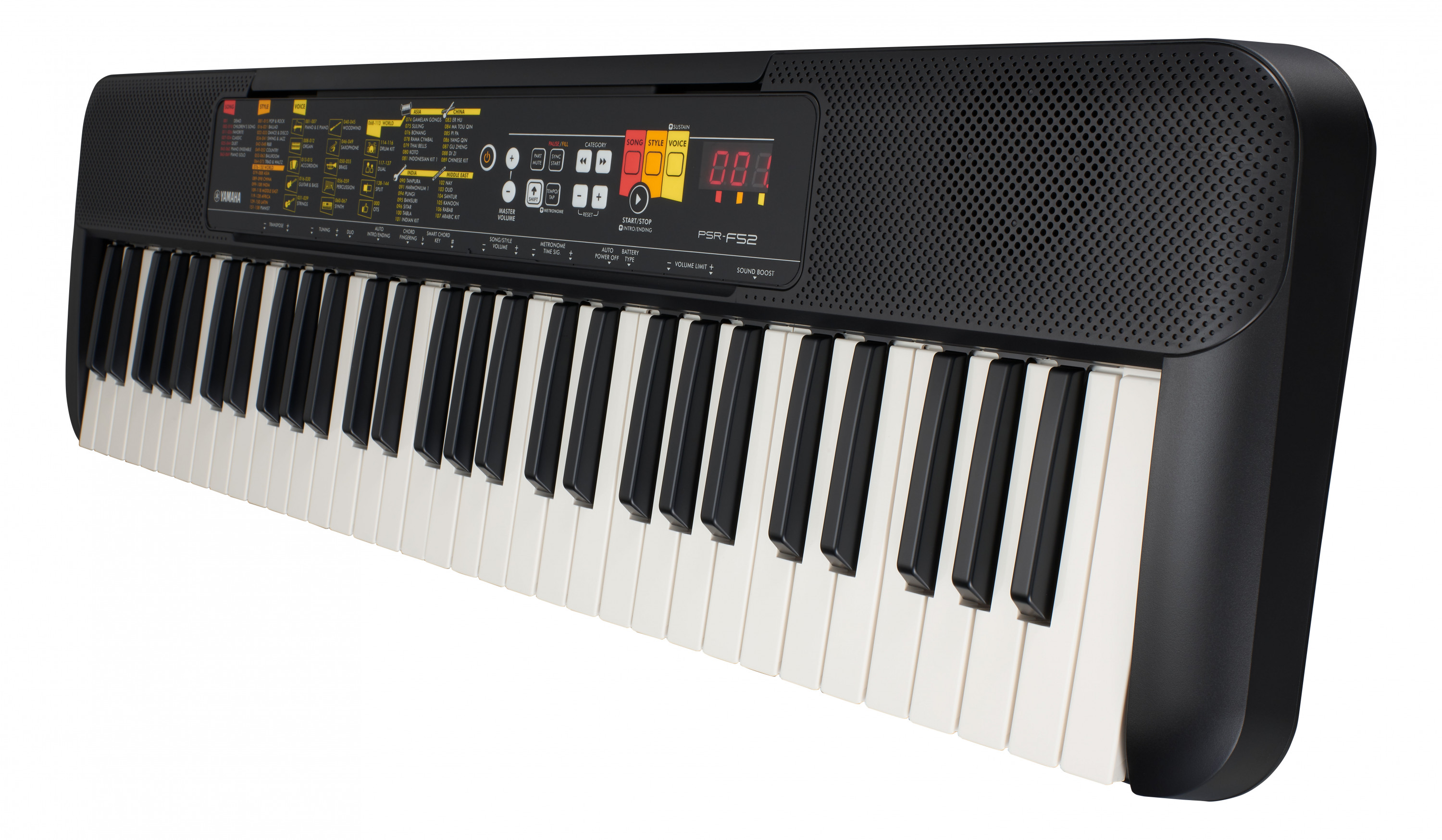 Galerijní obrázek č.3 Keyboardy bez dynamiky YAMAHA PSR-F52