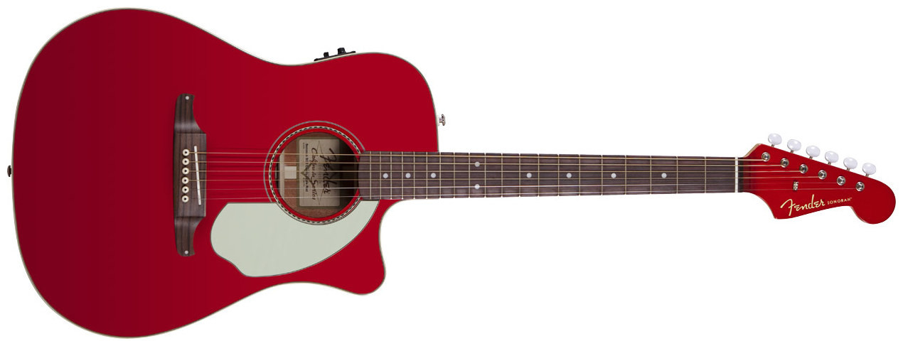 Hlavní obrázek Dreadnought FENDER Sonoran SCE Candy Apple Red