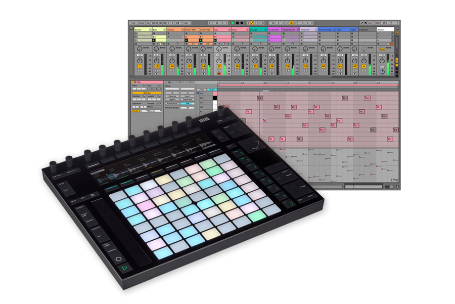 Hlavní obrázek Záznamový a multitrack software ABLETON Push 2 + Live 11 Standard (el.licence)