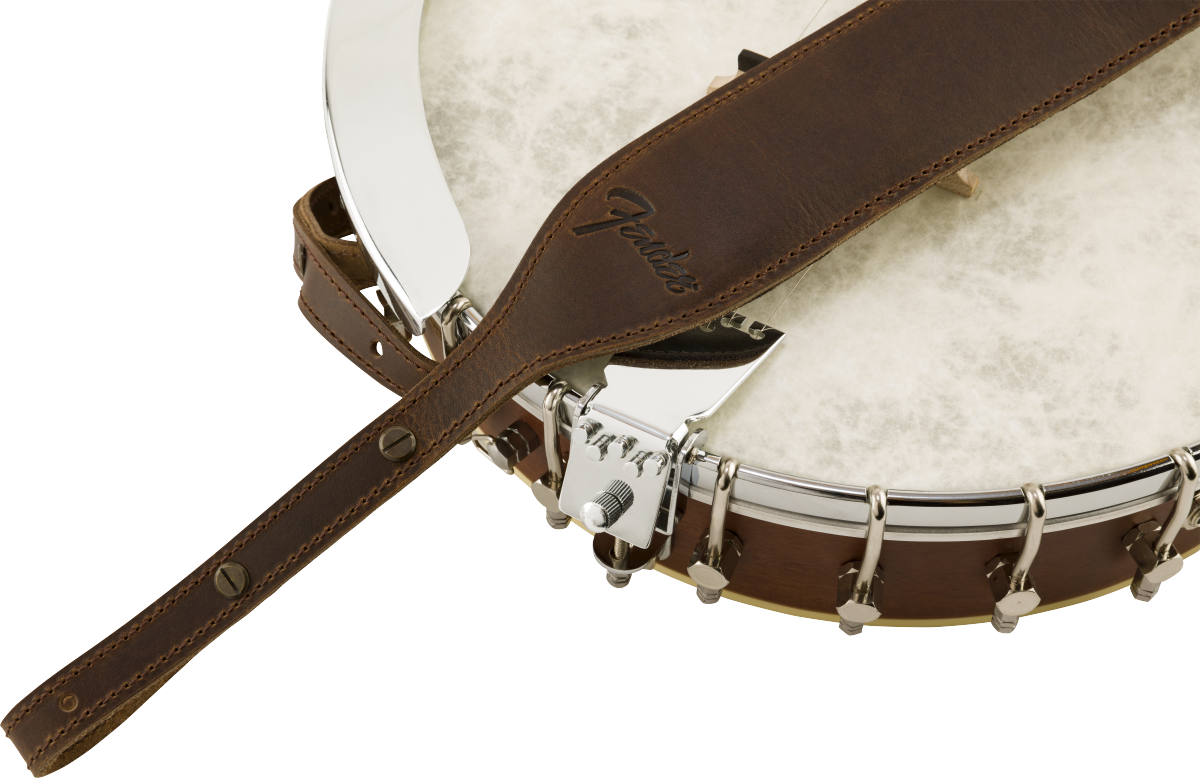 Galerijní obrázek č.4 Kožené/koženkové FENDER Paramount Banjo Leather Strap Brown