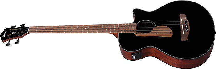 Galerijní obrázek č.2 Akustické baskytary IBANEZ AEGB24E-BKH - Black High Gloss