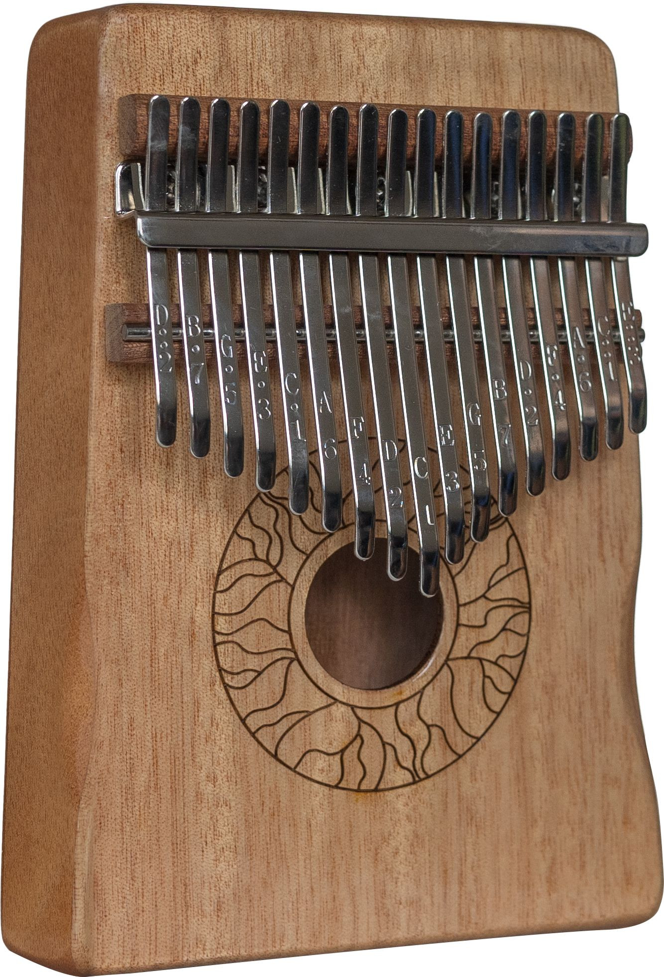 Hlavní obrázek Perkuse WOODMAN MKLM17 Mahagony Kalimba - Natural