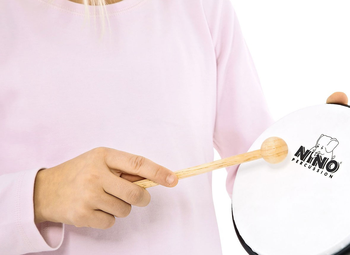 Galerijní obrázek č.1 Rámové bubny NINO PERCUSSION NINO4R ABS Hand Drum 6” - Red