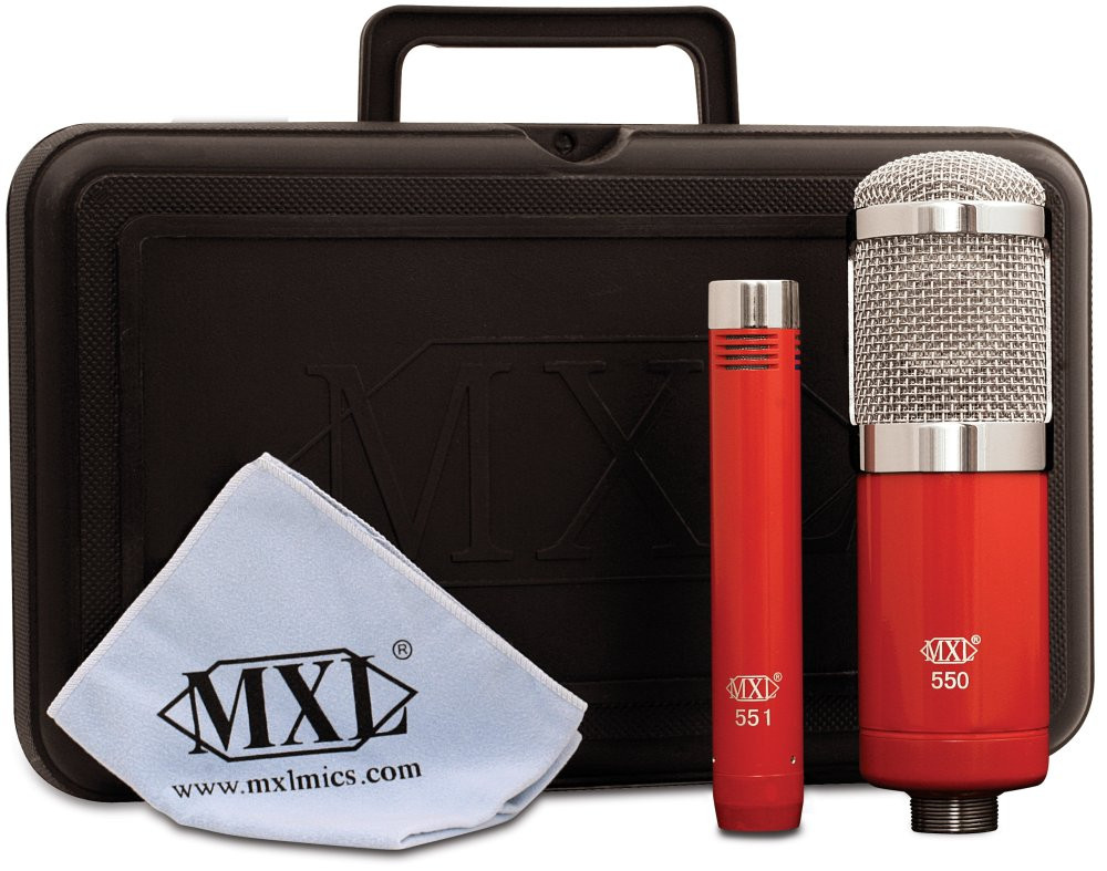 Galerijní obrázek č.1 Sety kondenzátorových mikrofonů MXL 550/551 R