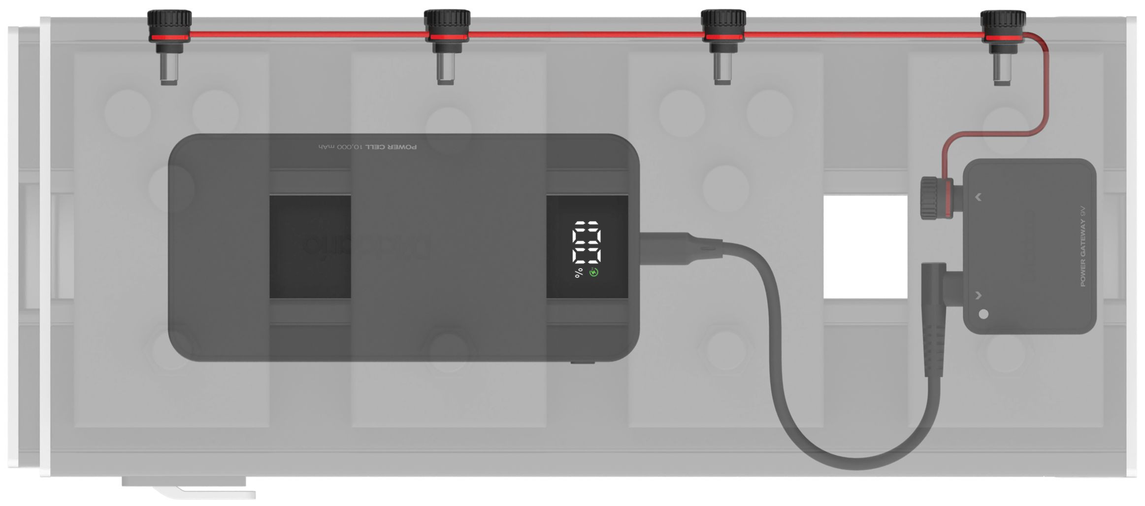 Galerijní obrázek č.2 Doplňky k pedalboardům D'ADDARIO XPND Pedal Power Battery Kit