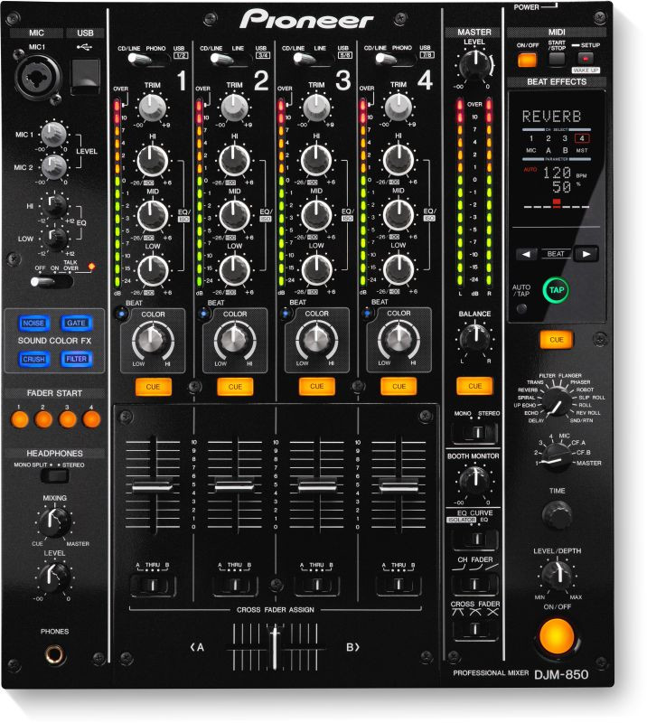 Hlavní obrázek DJ mixážní pulty PIONEER DJ DJM-850-K