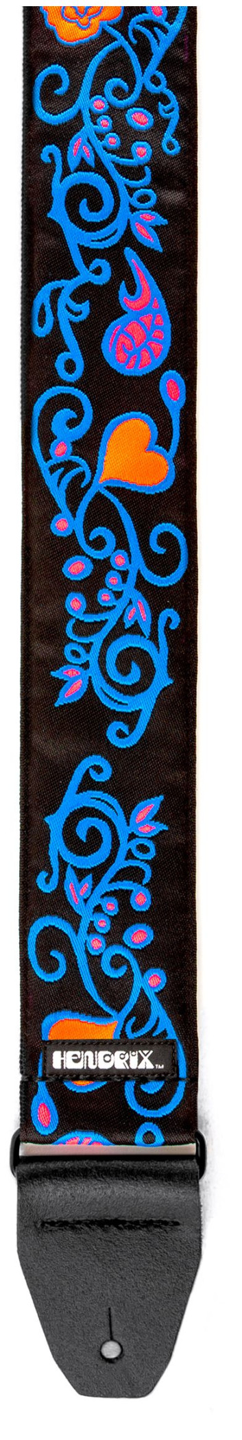 Galerijní obrázek č.2 Nylonové/textilní DUNLOP Jimi Hendrix Blacklight Monterey Blue Strap