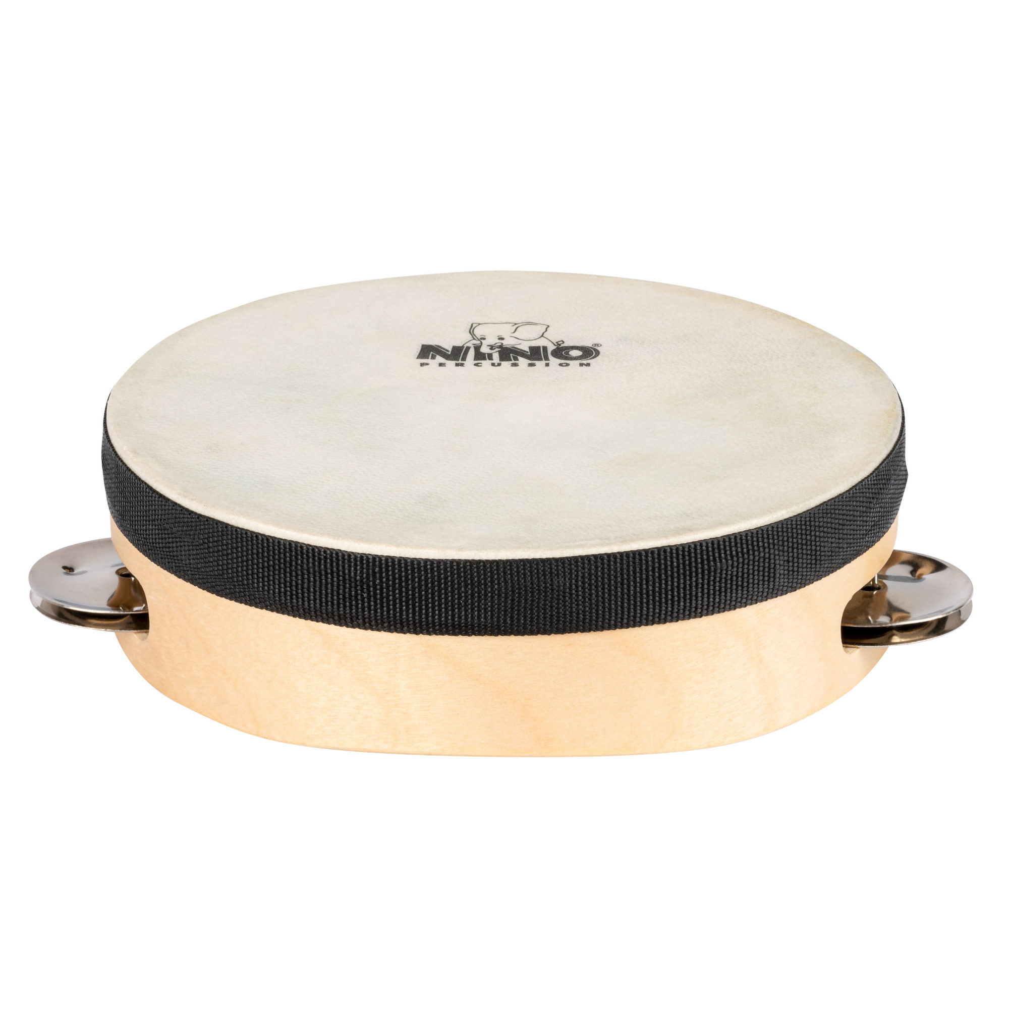 Galerijní obrázek č.1 Perkuse pro děti NINO PERCUSSION NINO942 Single Row Headed Wood Tambourine 6” - Natural
