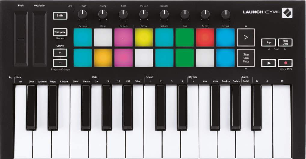 Hlavní obrázek MIDI keyboardy NOVATION Launchkey Mini MK3