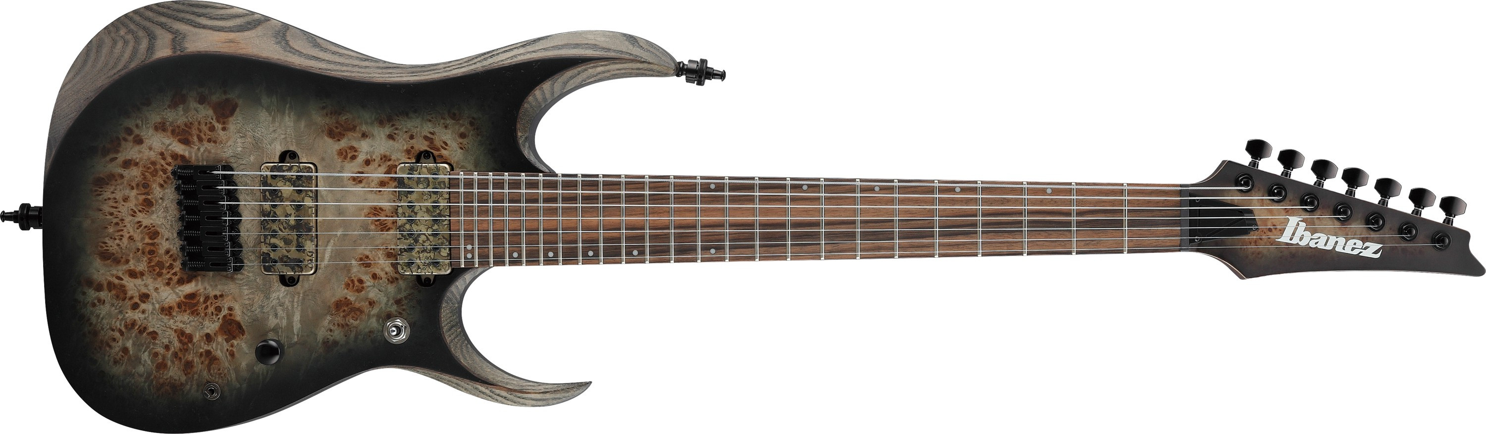 Hlavní obrázek 7strunné IBANEZ RGD71ALPA-CKF RGD Axion Label - Charcoal Burst Black Stained Flat
