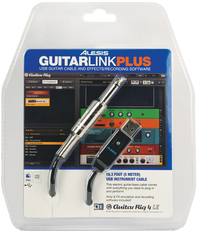 Hlavní obrázek USB zvukové karty ALESIS GuitarLink Plus
