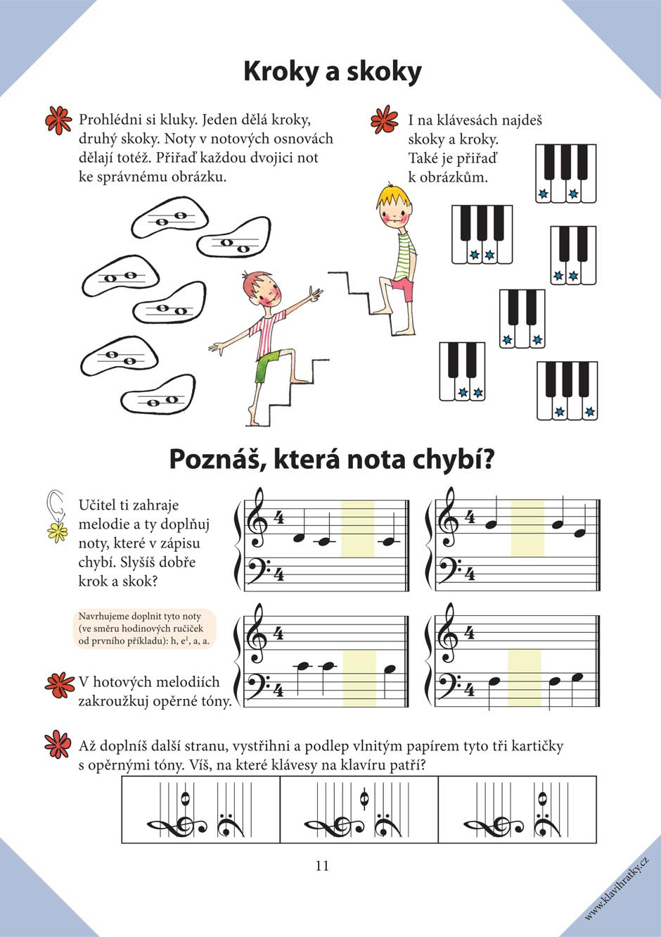 Galerijní obrázek č.3 Zpěvníky a učebnice PUBLIKACE Klavihrátky - s tužkou a gumou u klavíru - Oplištilová Iva, Hančilová Zuzana