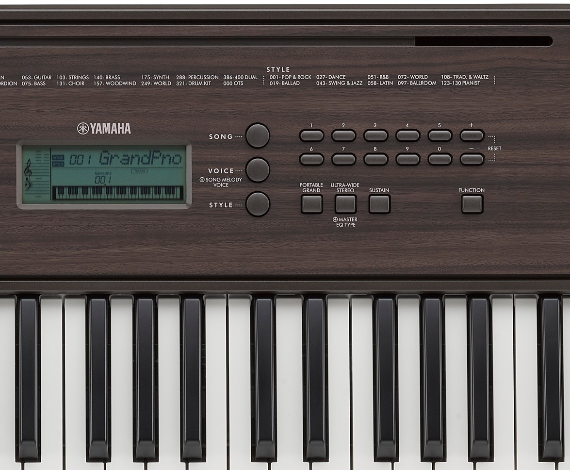 Galerijní obrázek č.3 Keyboardy s dynamikou YAMAHA PSR-E360DW