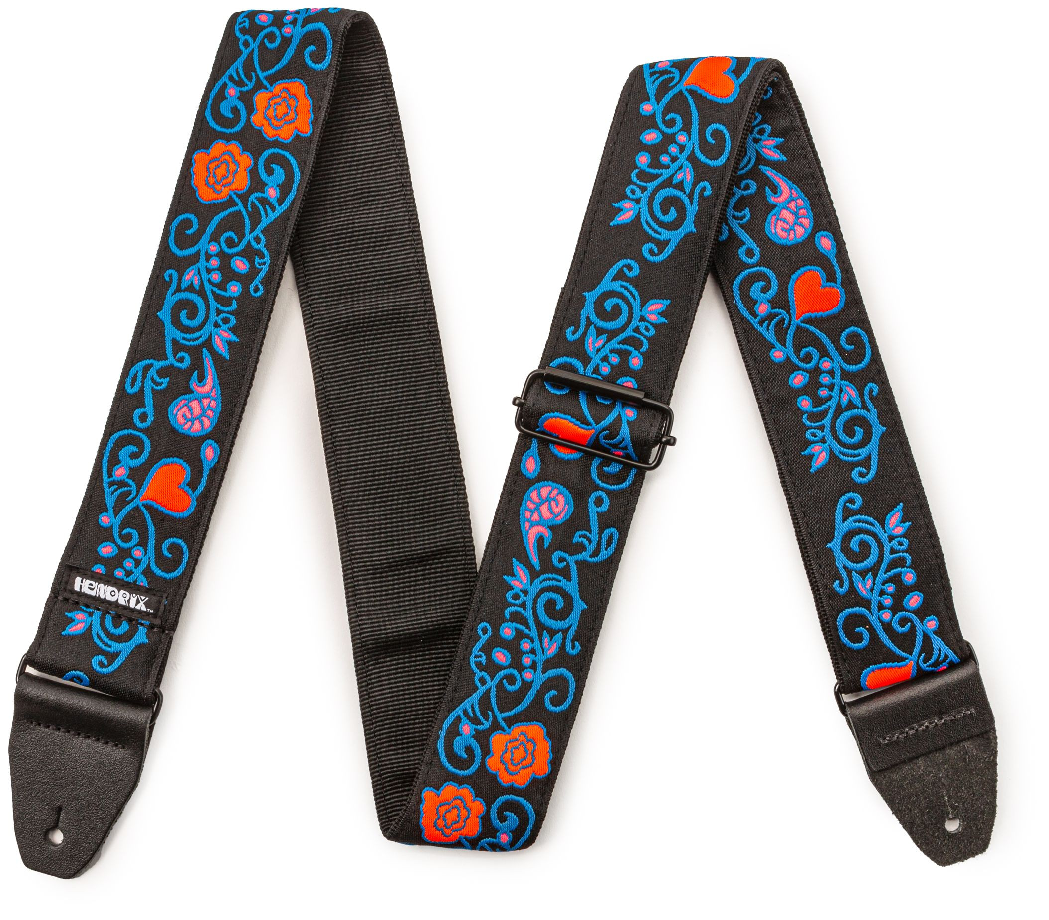 Galerijní obrázek č.1 Nylonové/textilní DUNLOP Jimi Hendrix Blacklight Monterey Blue Strap