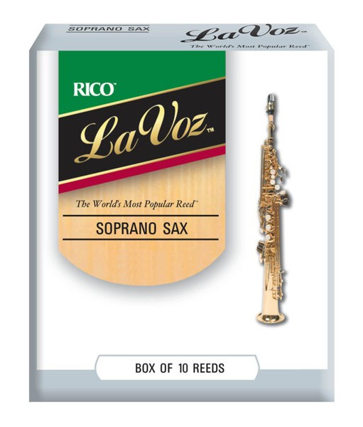 Hlavní obrázek Soprán saxofon RICO RIC10SF La Voz - Soprano Saxophone Reeds Soft - 10 Box