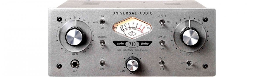 Galerijní obrázek č.2 Mikrofonní a linkové předzesilovače UNIVERSAL AUDIO 710 Twin-Finity