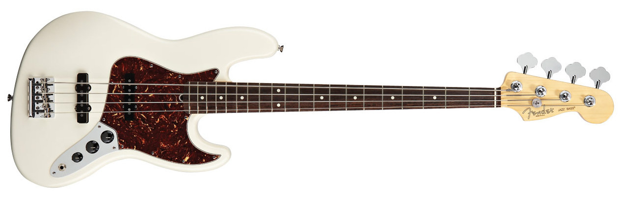Hlavní obrázek JB modely FENDER American Standard Jazz Bass®, Rosewood Fingerboard, Olympic White