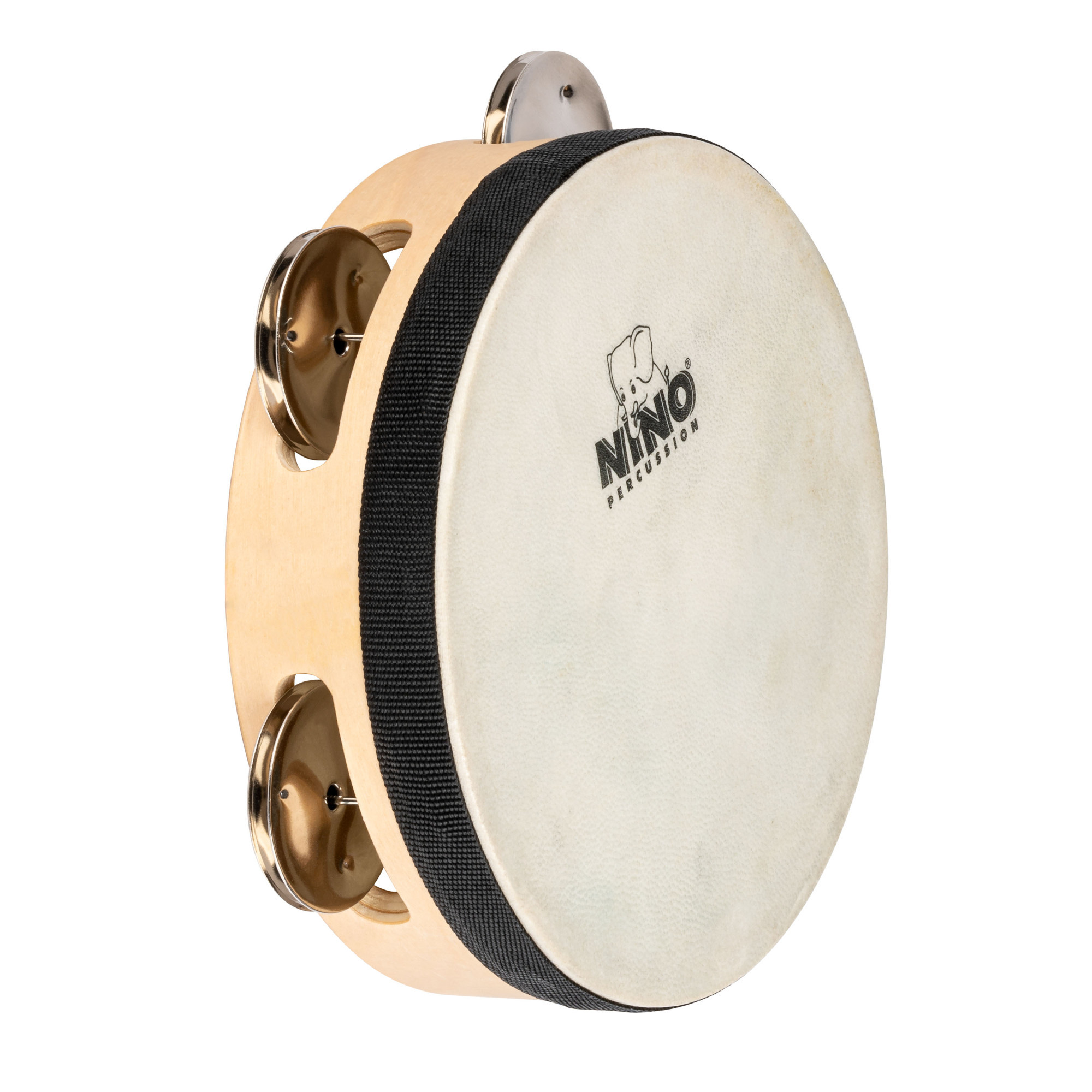 Hlavní obrázek Perkuse pro děti NINO PERCUSSION NINO942 Single Row Headed Wood Tambourine 6” - Natural