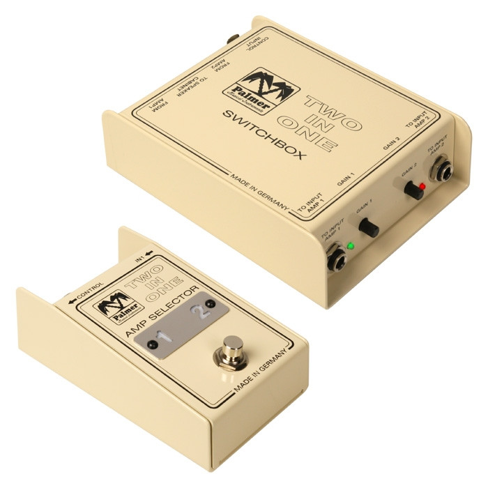 Hlavní obrázek Footswitche a přepínače PALMER T-Series - Switching System 2 Guitar Amplifiers to 1 Cabinet