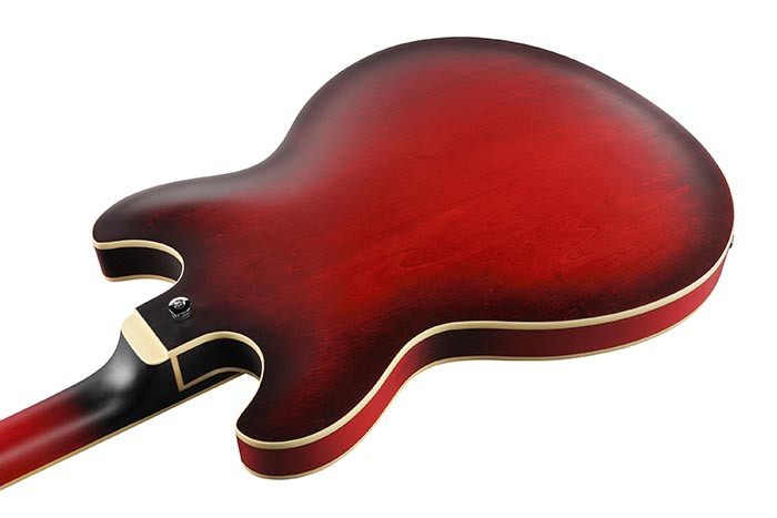 Galerijní obrázek č.2 Semiakustické a jazzové IBANEZ AS53-SRF - Sunburst Red Flat