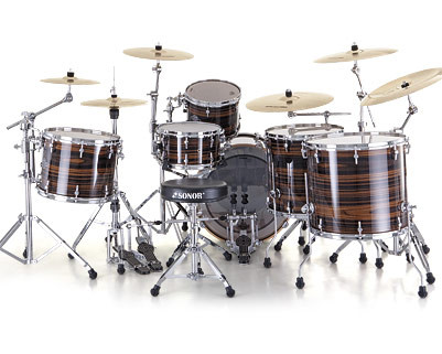 Galerijní obrázek č.7 Jiné konfigurace SONOR Ascent Jazz Set Burnt Fade