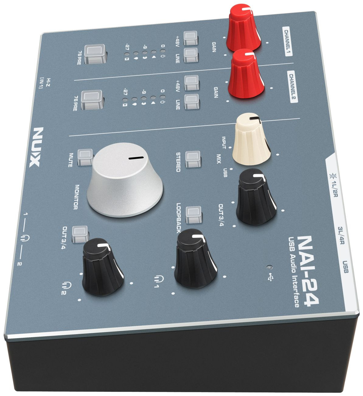 Galerijní obrázek č.9 USB zvukové karty NUX NAI-24 USB Audio Interface