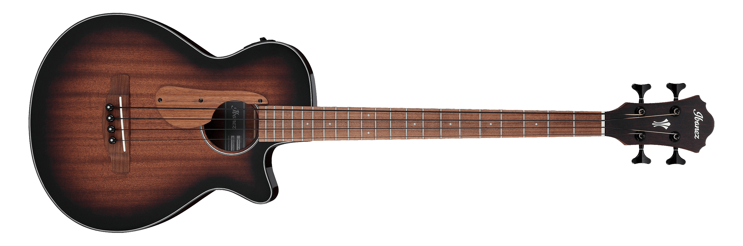 Hlavní obrázek Akustické baskytary IBANEZ AEGB24E-MHS - Mahogany Sunburst High Gloss