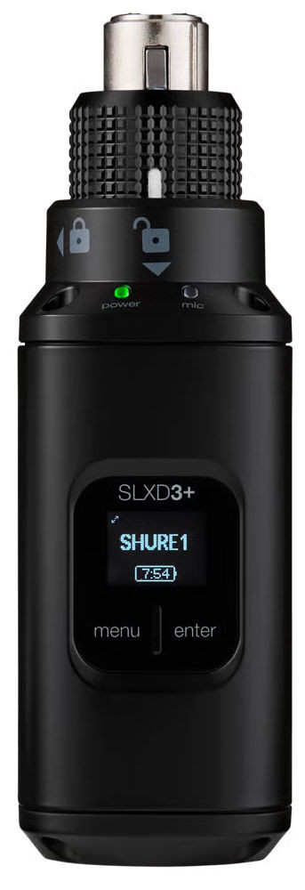 Galerijní obrázek č.2 S bateriovým přijímačem (ke kamerám) SHURE SLXD35+-G65