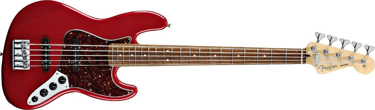 Hlavní obrázek 5strunné FENDER Active Jazz Bass® V (Five String), Rosewood Fingerboard, Candy Apple Red