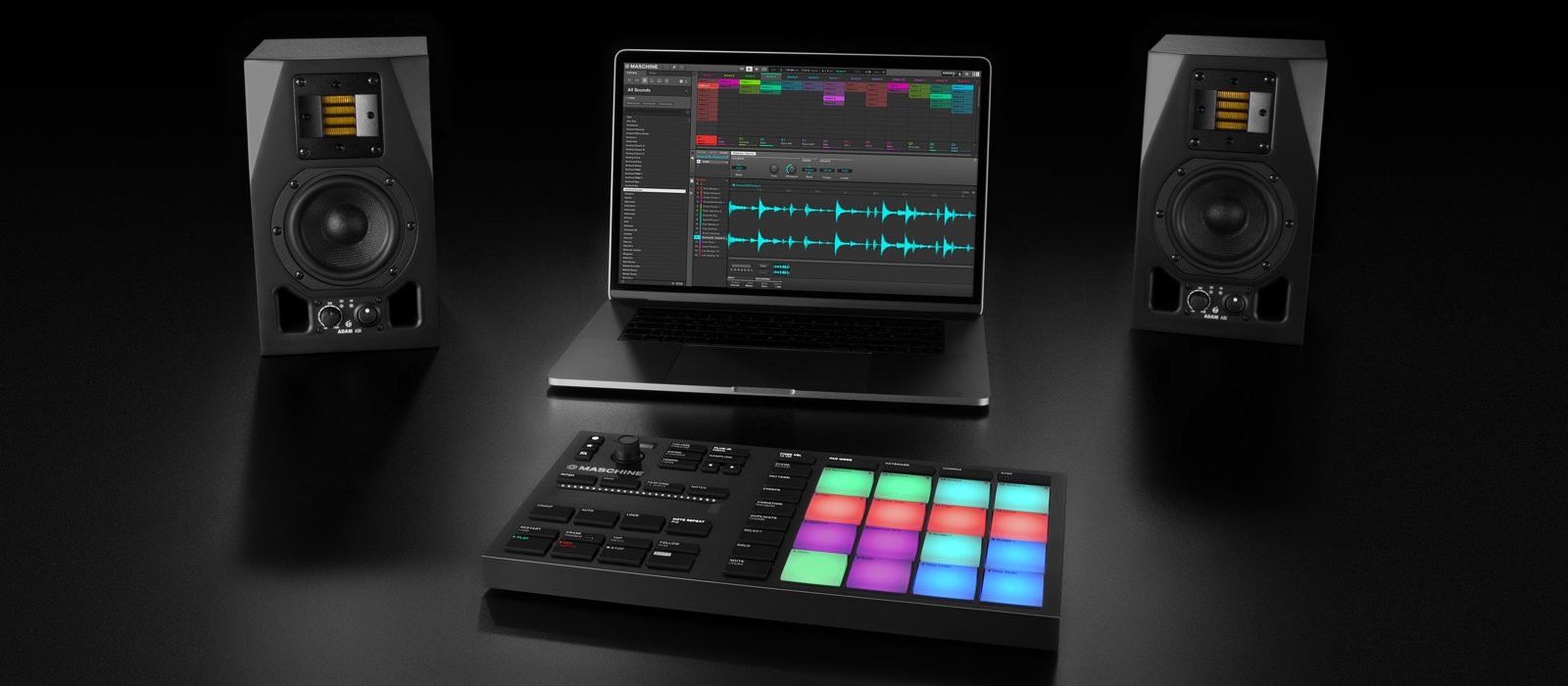 Galerijní obrázek č.5 DJ kontrolery NATIVE INSTRUMENTS Maschine Mikro MK3