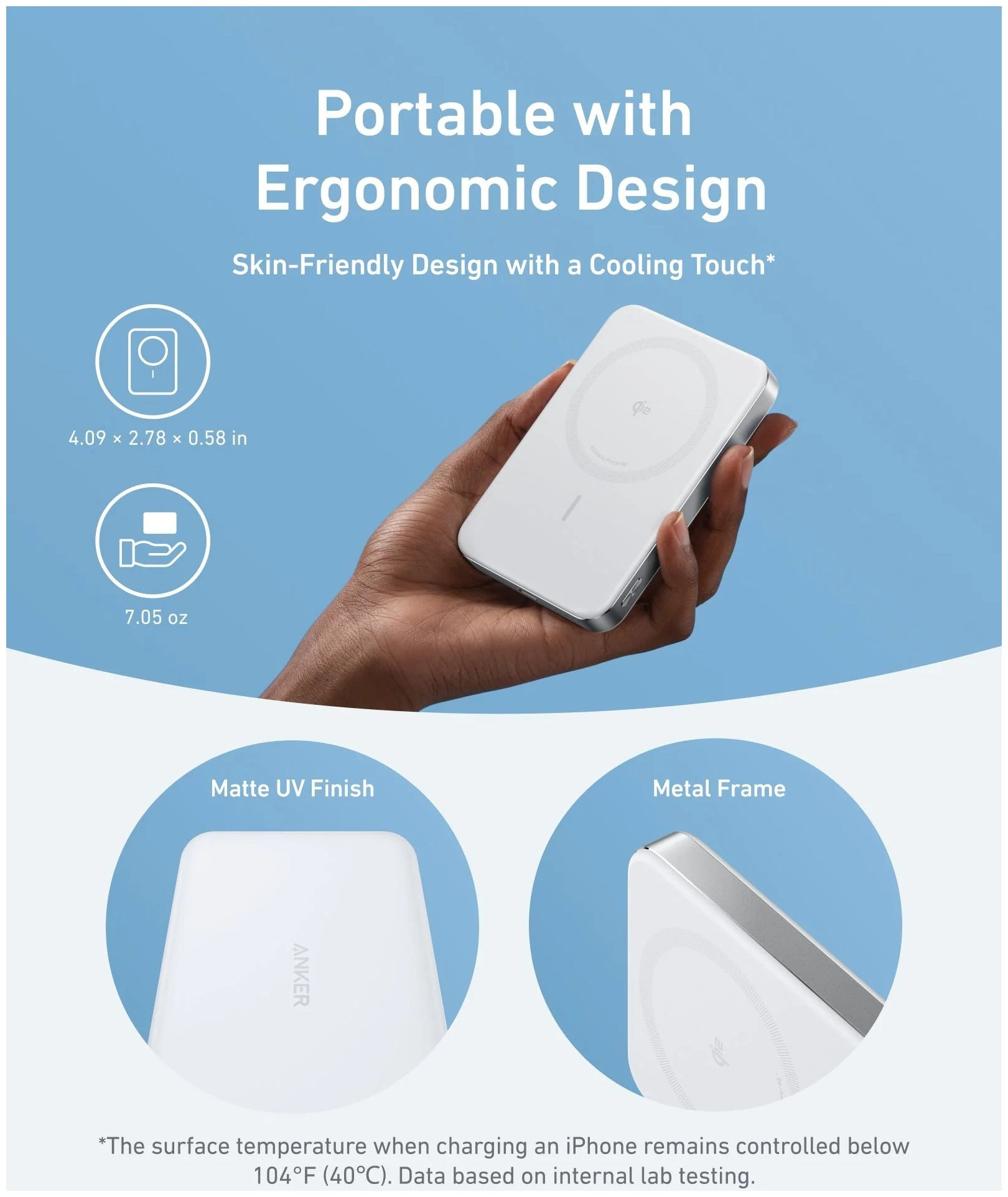 Galerijní obrázek č.2 Powerbanky a nabíječky ANKER MagGo Power Bank (10K, Magnetic Wireless) - White