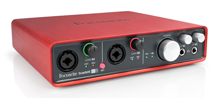 Galerijní obrázek č.1 USB zvukové karty FOCUSRITE Scarlett 6i6