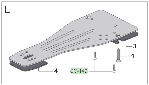 Galerijní obrázek č.1 Jiné náhradní díly PEARL SC-149/12