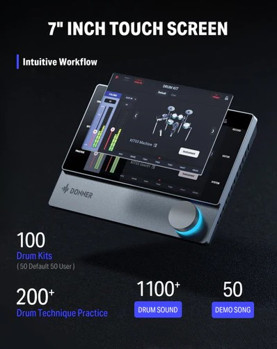 Galerijní obrázek č.3 Elektronické bicí DONNER BackBeat SET