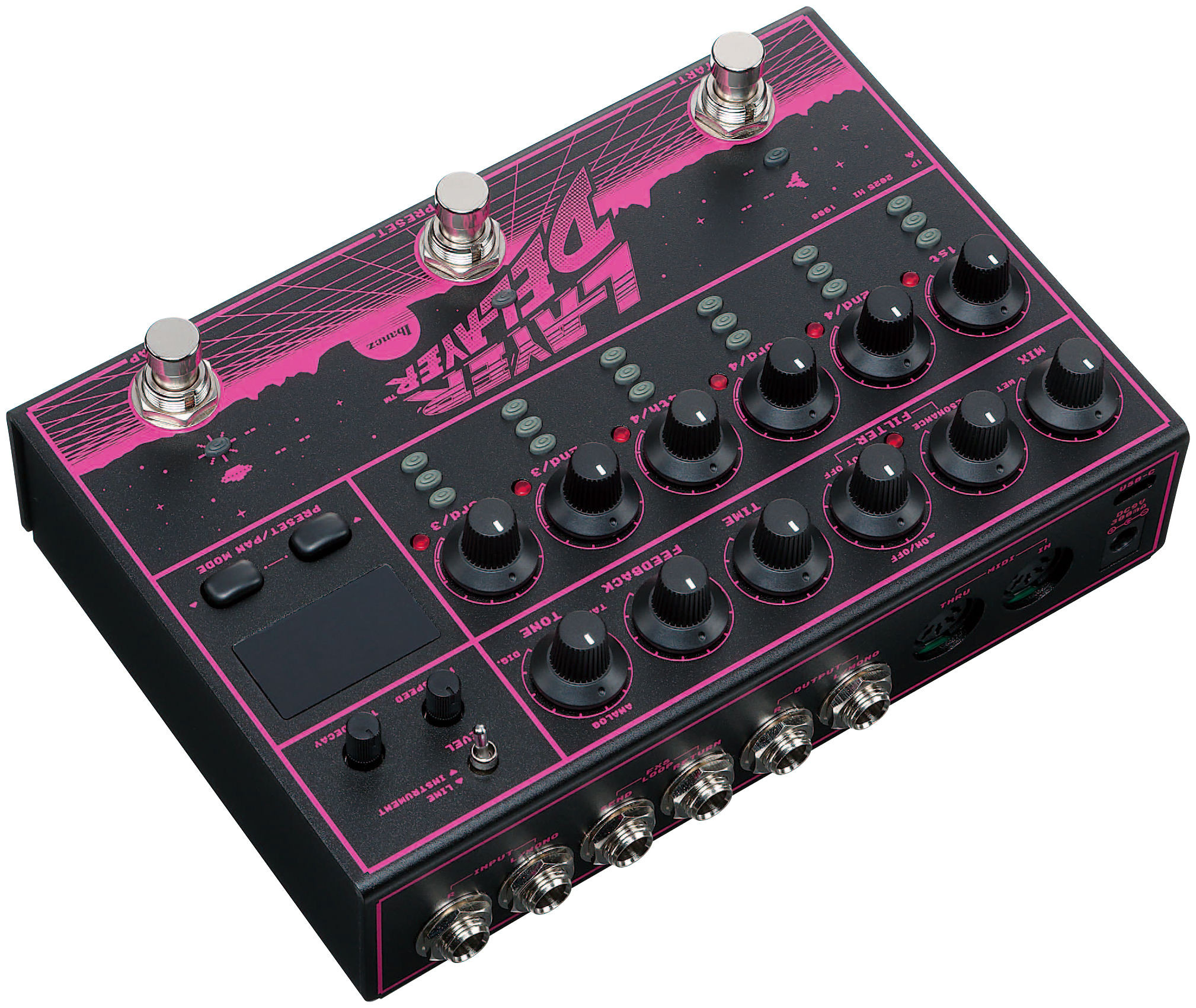 Galerijní obrázek č.5 Delay a echo IBANEZ LD303 Multi Delay Effect Pedal