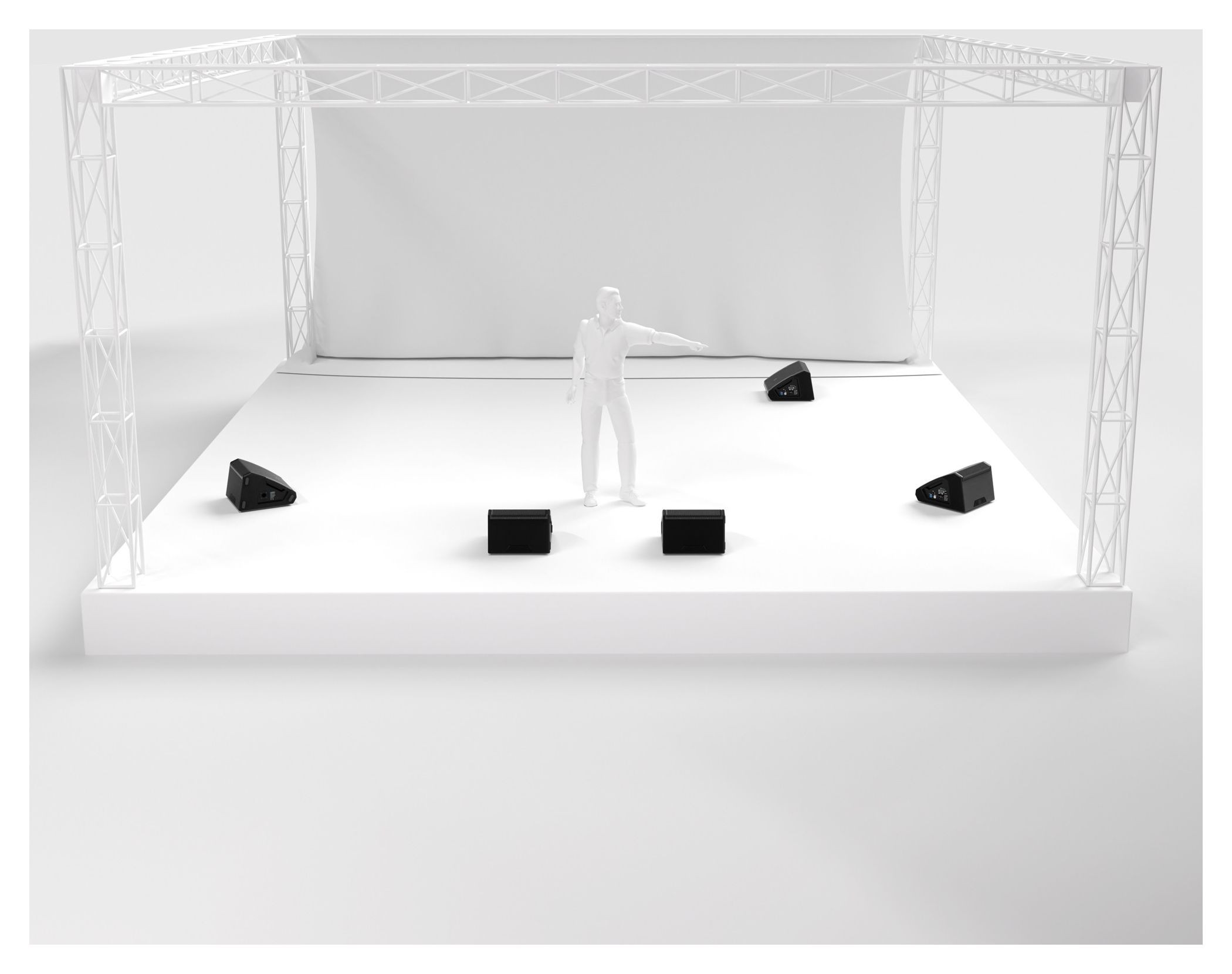 Galerijní obrázek č.13 Aktivní pódiové odposlechy LD SYSTEMS MON 8 A G3