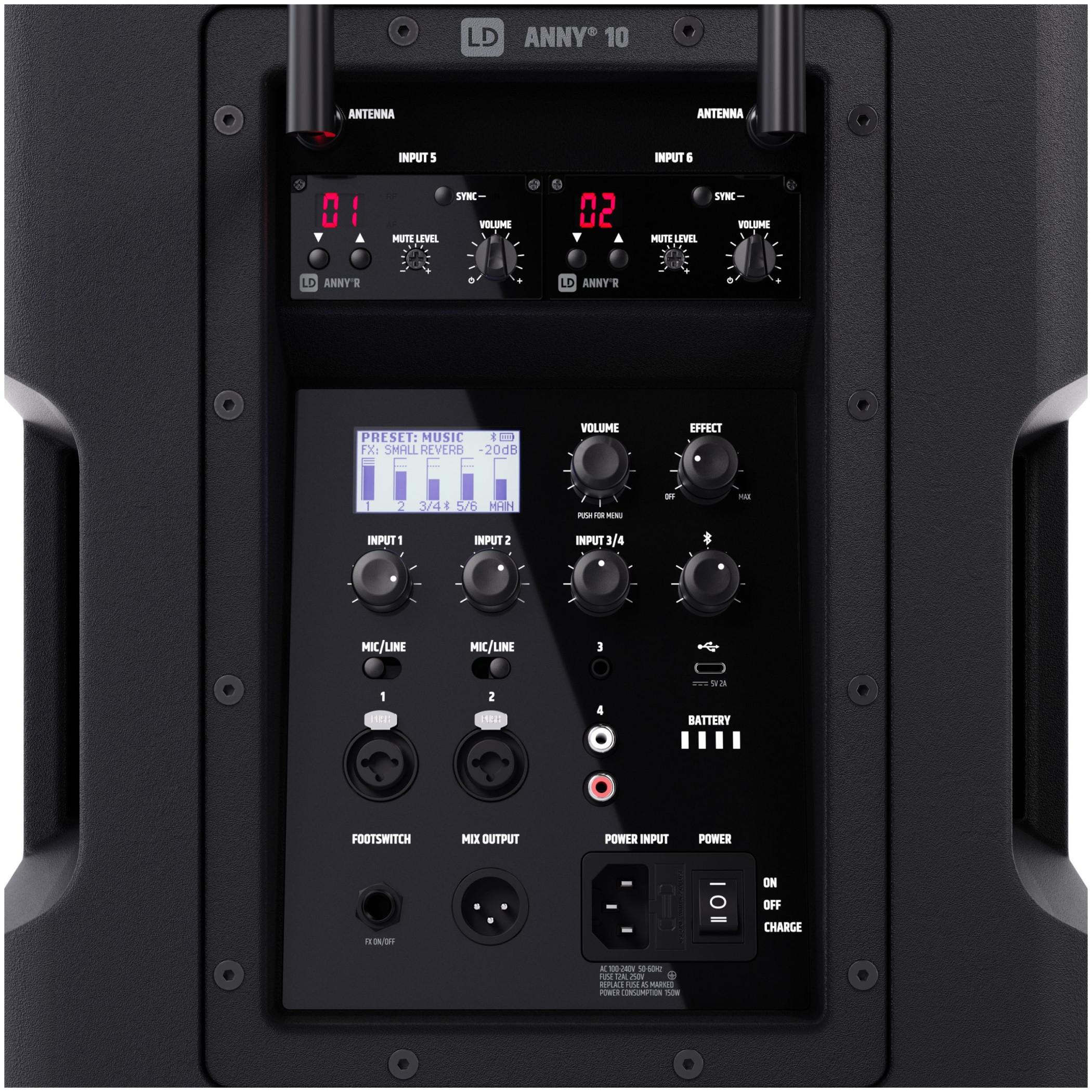 Galerijní obrázek č.5 Aktivní reproboxy LD SYSTEMS ANNY 10 HHD 2 B8