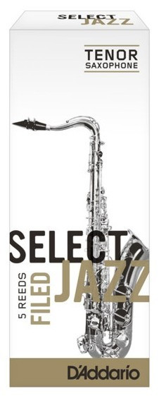 Hlavní obrázek Tenor saxofon RICO RSF05TSX2S Select Jazz - Tenor Saxophone Reeds - Filed - 2 Soft - 5 Box