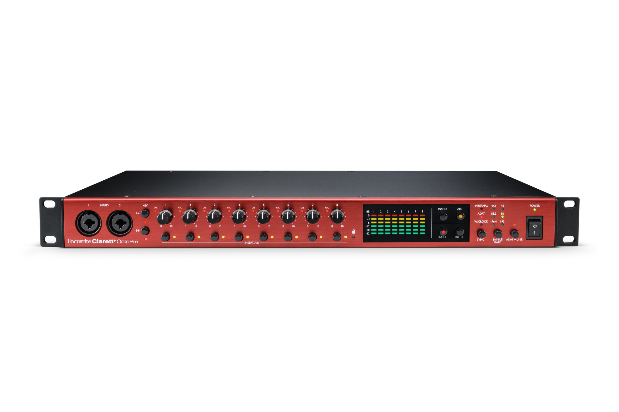 Hlavní obrázek AD/DA převodníky FOCUSRITE CLARETT+ OCTOPRE