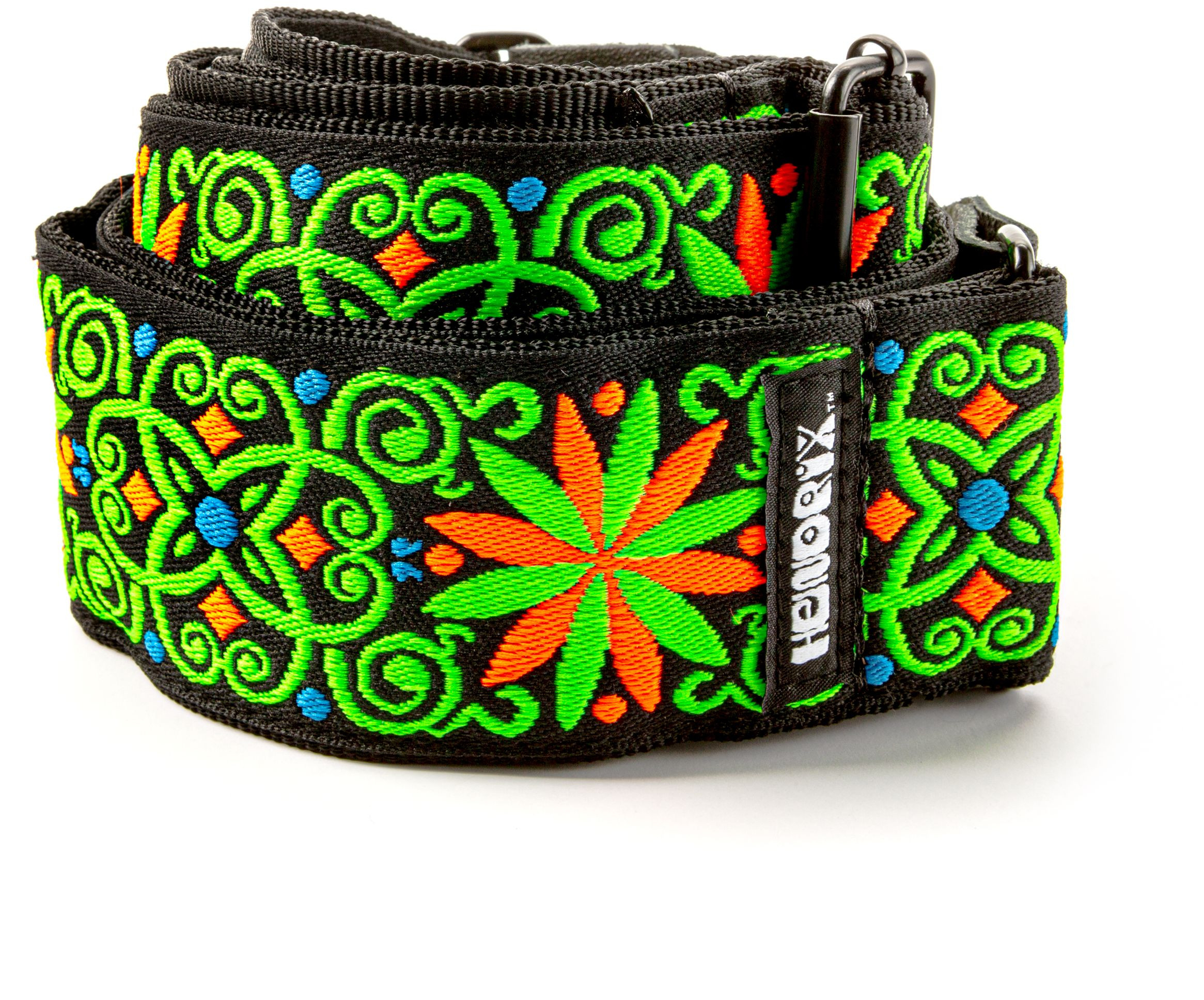 Hlavní obrázek Nylonové/textilní DUNLOP Jimi Hendrix Blacklight Fillmore Green Strap