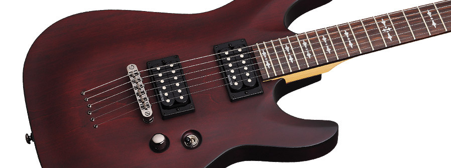 Galerijní obrázek č.2 Superstrat SCHECTER Omen 6, Rosewood Fingerboard - Walnut Satin